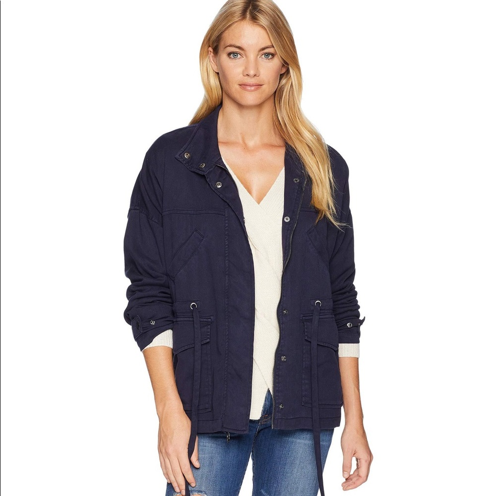 Michael Stars Military Parka in Passport, small